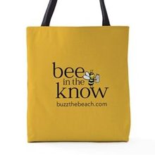 Bee In The Know All-Over-Print Tote Bag